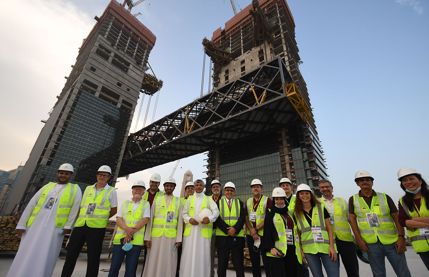 Ithra Dubai Marks Another Milestone with The Link Now Lifted to its Final Position 100 Meters Above Ground Level